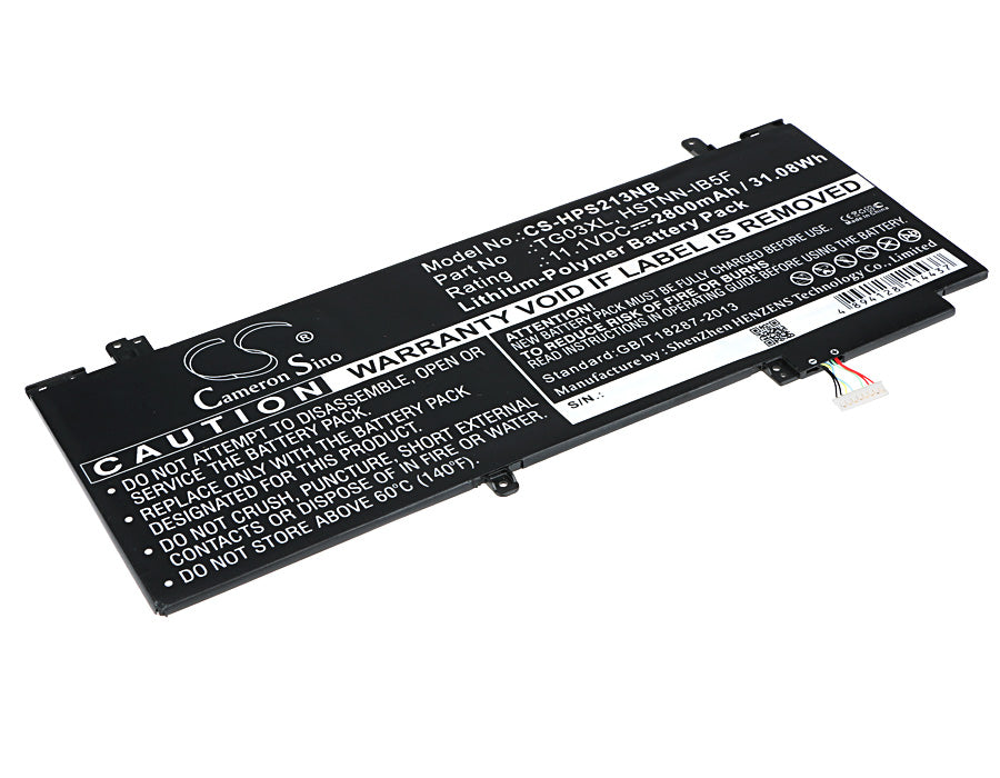 HP Split X2 13-F Split X2 13-F010DX Replacement Battery-main