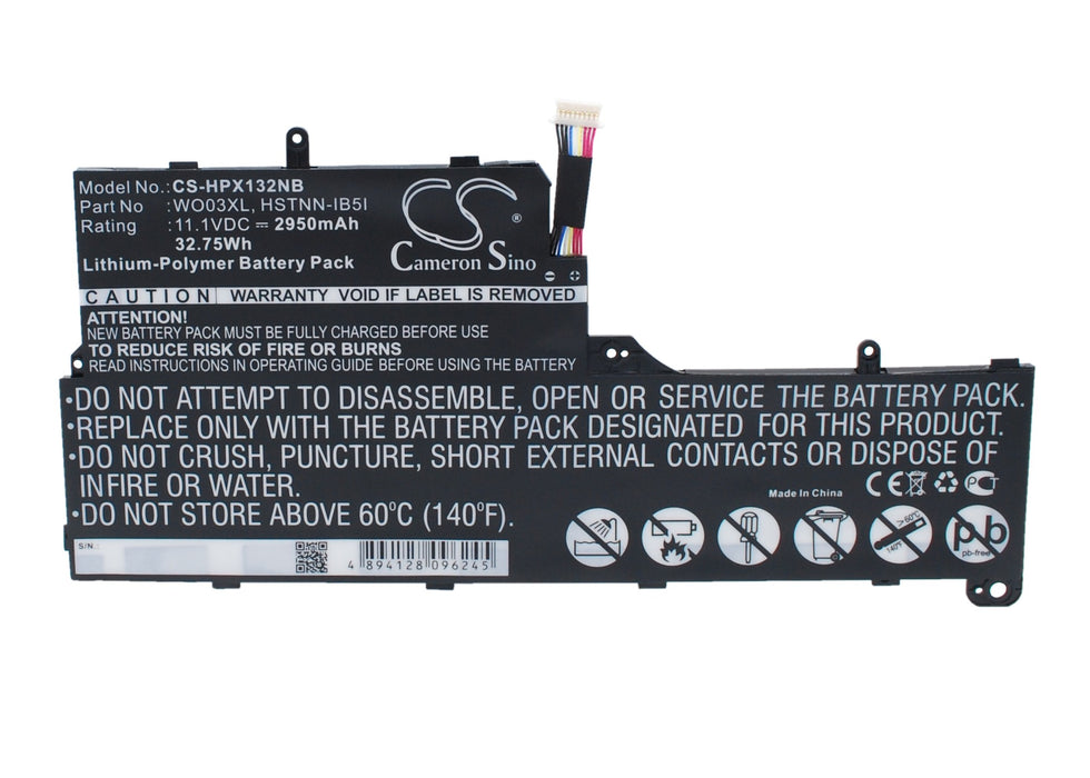 HP Pavilion 13-P100ED Pavilion 13-P100EL Pavilion  Replacement Battery-main