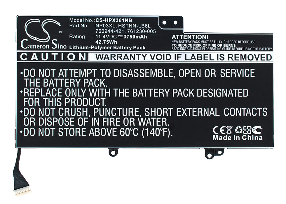 HP 15-U011DX ENVY 15-U001XX Envy 15-u100ng Envy 15 Replacement Battery-main