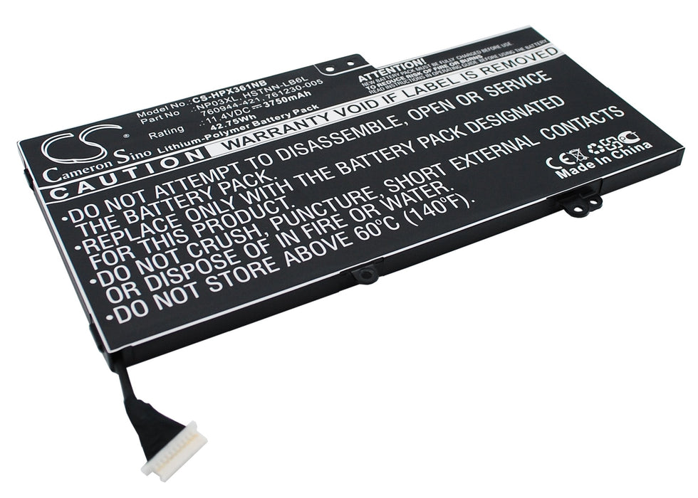 HP 15-U011DX ENVY 15-U001XX Envy 15-u100ng Envy 15-u100nt Envy 15-u101ne ENVY 15-U101NX ENVY 15-U111DX ENVY 15 Laptop and Notebook Replacement Battery-3