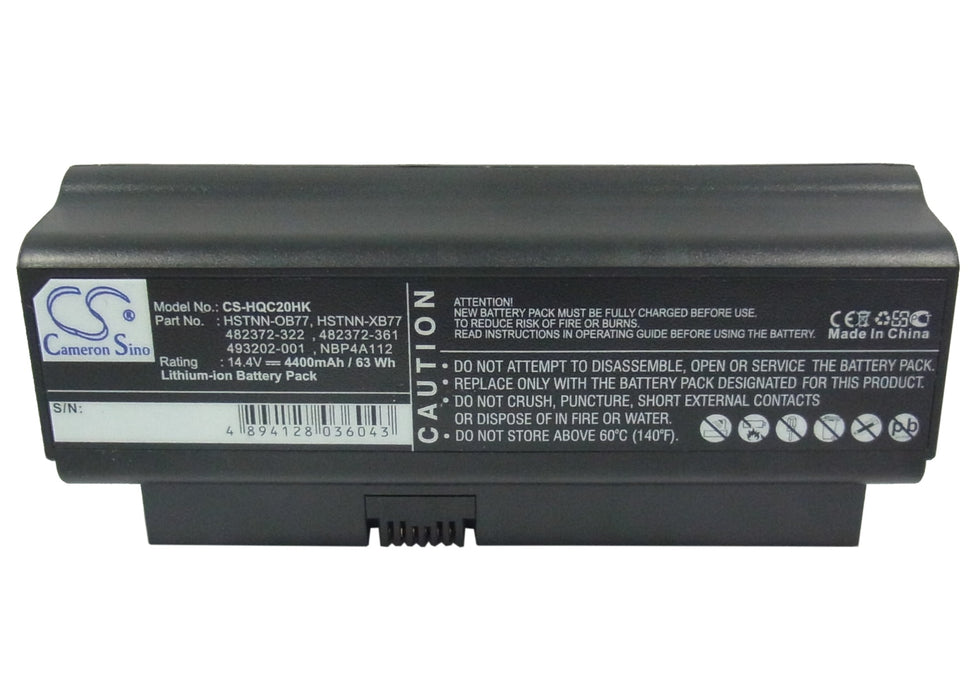 HP Business Notebook 2230s Presario CQ20 Presario CQ20-100 Presario CQ20-100CTO Presario CQ20-101TU Pr 4400mAh Laptop and Notebook Replacement Battery-5