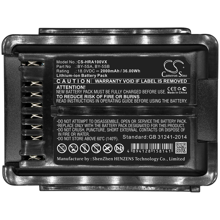 Sharp EC-A1R EC-A1R-P EC-A1RX EC-A1RX-N EC-A1R-Y EC-A2XE6 EC-AH2R EC-AH5  EC-AH50S EC-AP500 EC-AP500-P EC-AP500-Y EC-AP700 E Vacuum Replacement  Battery
