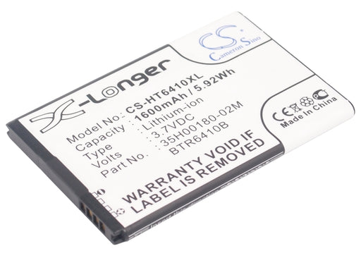 HTC ADR6410 ADR6410L ADR6410LVW Droid Incr 1600mAh Replacement Battery-main