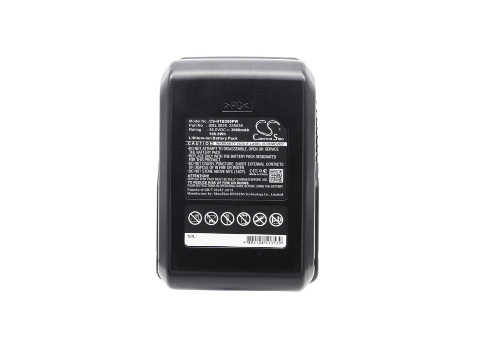 Hitachi DH 36DAL DH36DL Replacement Battery-5