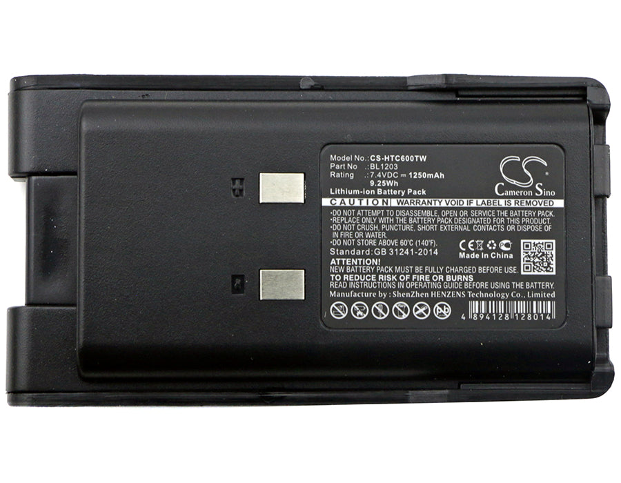 HYT TC600 TC-600 Replacement Battery-main