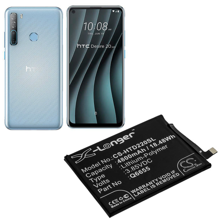 Phone Battery Htc Desire Battery Replacement HTC Desire 20 Pro
