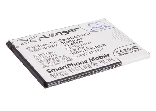 Huawei Ascend G750 Ascend G750-T00 Ascend  3000mAh Replacement Battery-main