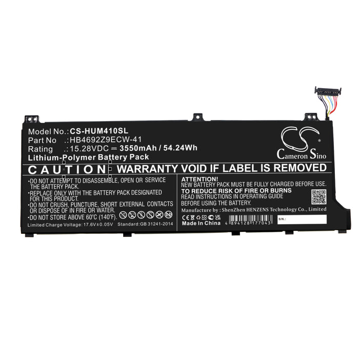 Huawei Mate 40 Pro NOH-AN00 NOH-N09 NOH-N29 NOH-NX9 NOH-TN00 Laptop and Notebook Replacement Battery