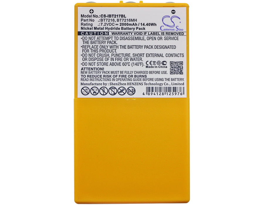 Itowa Boggy Combi Caja Spohn 2000mAh Yellow Remote Control Replacement Battery-3