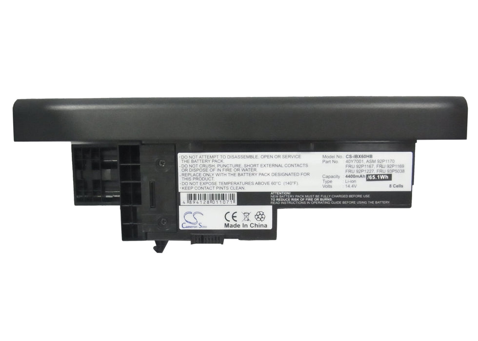 IBM ThinkPad X60 ThinkPad X60 1702 ThinkPad X60 1703 ThinkPad X60 1704 ThinkPad X60 1705 ThinkPad X60  4400mAh Laptop and Notebook Replacement Battery-5