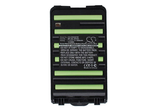 Icom IC-F3001 IC-F3002 IC-F3003 IC-F3101D  1800mAh Replacement Battery-main