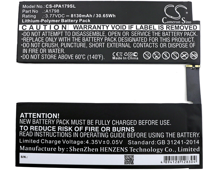 Apple A1701 A1709 A1852 iPad Pro 10.5 2017 iPad Pro 10.5in MPDY2LL A MPF02LL A MPF12LL A MPF22LL A MPGH2LL A MPGJ2LL A MPGK Tablet Replacement Battery-3