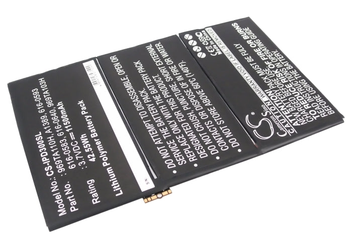 Apple A1389 A1416 A1458 A1460 iPad 3 iPad 3 16GB W Replacement Battery-main