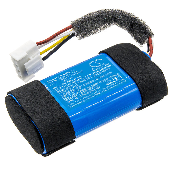 JBL Flip 6 JBLFLIP6BLUAM JBLFLIP6REDAM 6800mAh Speaker Replacement Battery