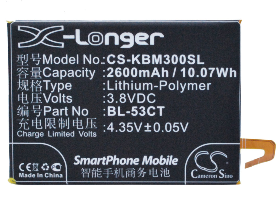Koobee M3 Mobile Phone Replacement Battery-5