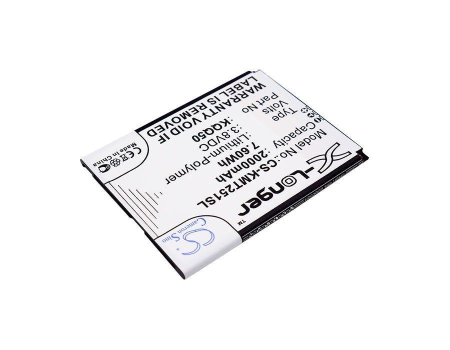 Kazam TH25014-01 Thunder2 5.0 Mobile Phone Replacement Battery-2