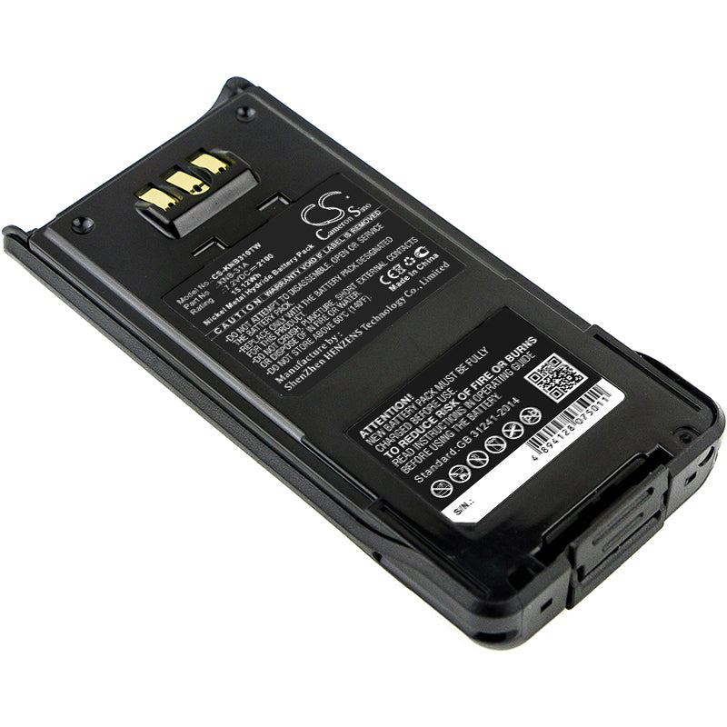 Batterie Ni-MH KNB-14 Pour Radios Kenwood TK-260G, TK-372, TK-2107... - 7.2V 1300mAh - Remplacement