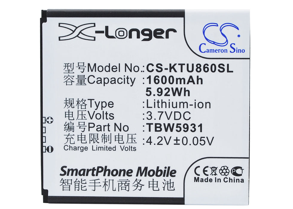 Highscreen Omega Q Mobile Phone Replacement Battery-5