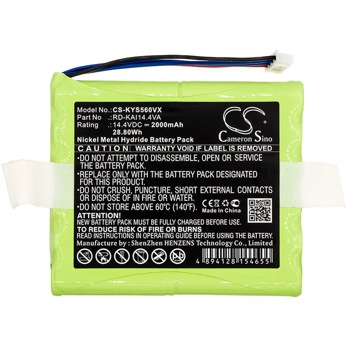 Kaily S560 S710 S750 Vacuum Replacement Battery-3