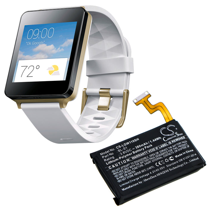 LG G Watch W100 Smart Watch Replacement Battery-5
