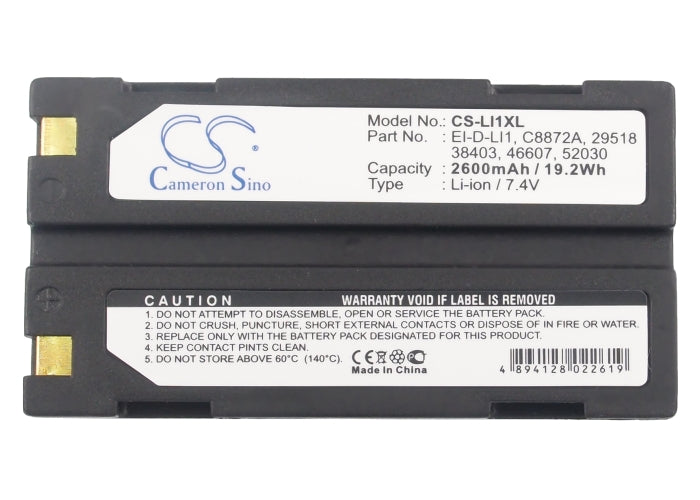 Rayovac RV-DC8100 2600mAh Replacement Battery-5