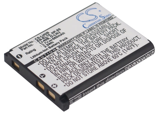 Revue DC 7XS DC 8XS Recorder Replacement Battery-main