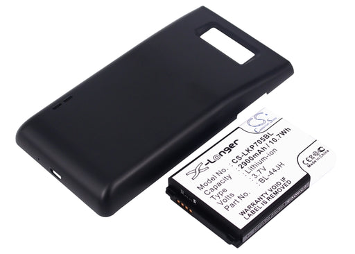 LG Optimus P705 Optimus P705g Black Replacement Battery-main