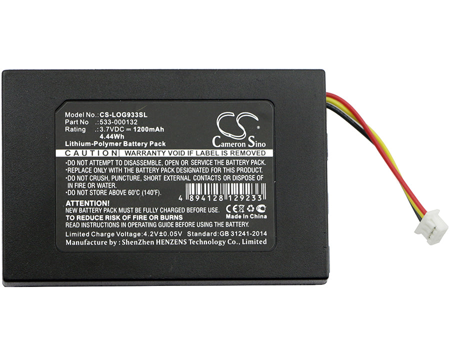 Logitech G533 G933 Headphone Replacement Battery: