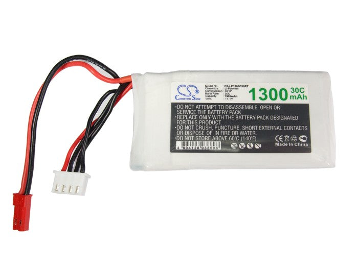 RC CS-LP1303C30RT 1300mAh Train Replacement Battery-5