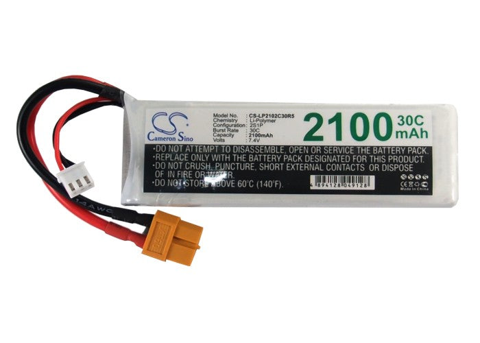 RC CS-LP2102C30R5 2100mAh FPV Replacement Battery-5