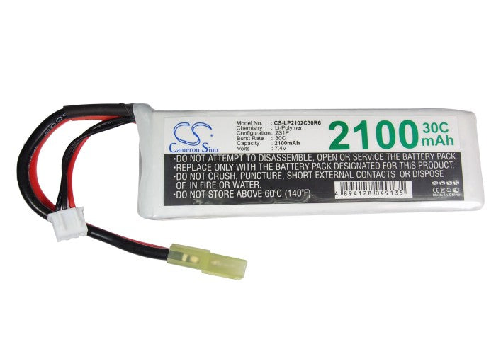 RC CS-LP2102C30R6 2100mAh Train Replacement Battery-5