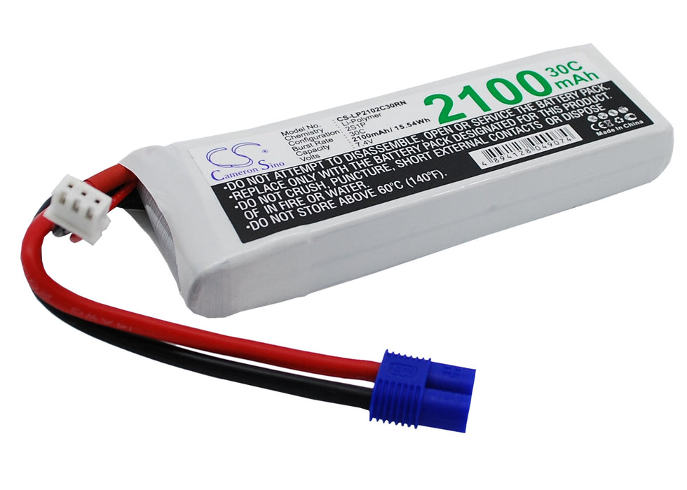 RC CS-LP2102C30RN 2100mAh Train Replacement Battery-3