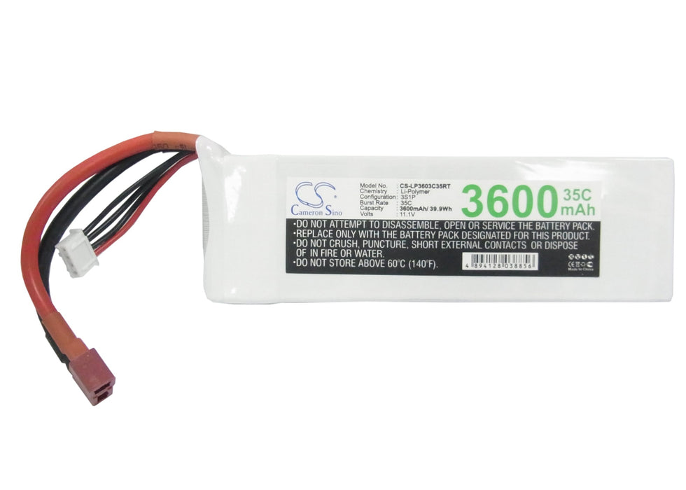 RC CS-LP3603C35RT 3600mAh Tank Replacement Battery-5