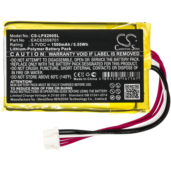 LG XBOOM Go PL2 Speaker Replacement Battery-11
