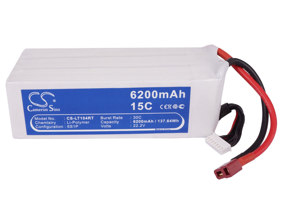 RC CS-LT104RT 6200mAh Plane Replacement Battery-5