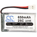 Wltoys V931 650mAh FPV Replacement Battery-3