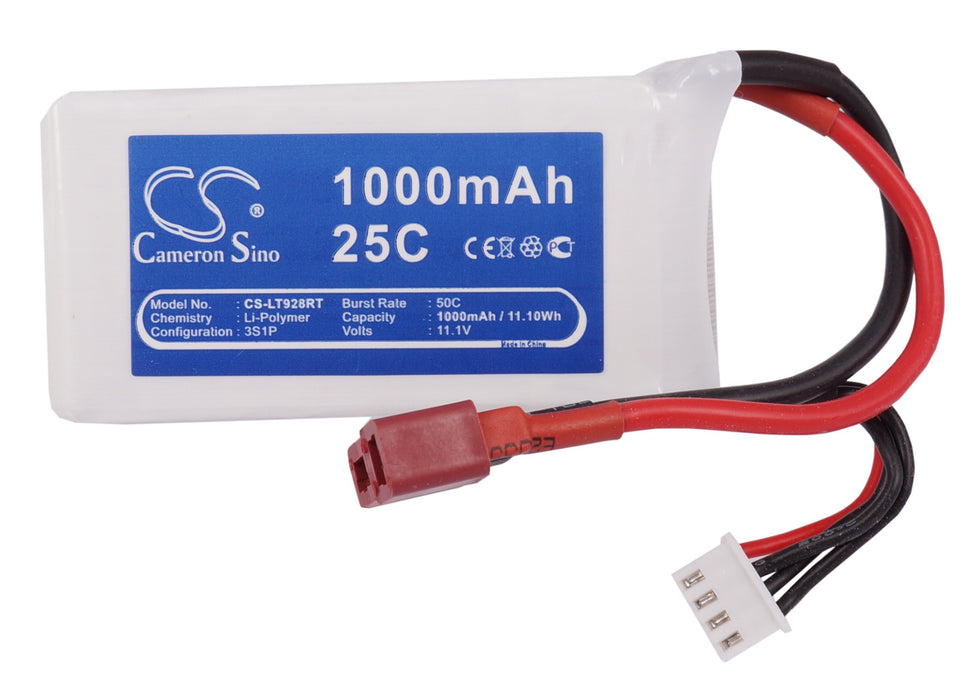 RC CS-LT928RT 1000mAh Helicopter Replacement Battery-5