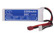 RC CS-LT940RT 2200mAh Train Replacement Battery-5