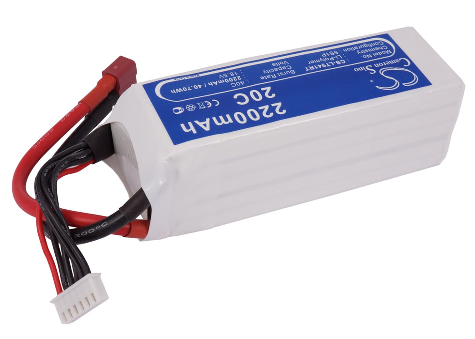 RC CS-LT941RT 2200mAh Train Replacement Battery-2