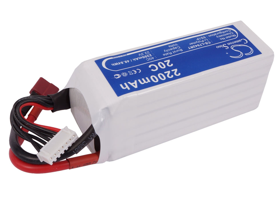 RC CS-LT942RT 2200mAh Train Replacement Battery-2