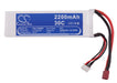 RC CS-LT955RT 2200mAh Train Replacement Battery-5