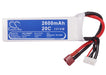 RC CS-LT962RT 2600mAh Train Replacement Battery-5