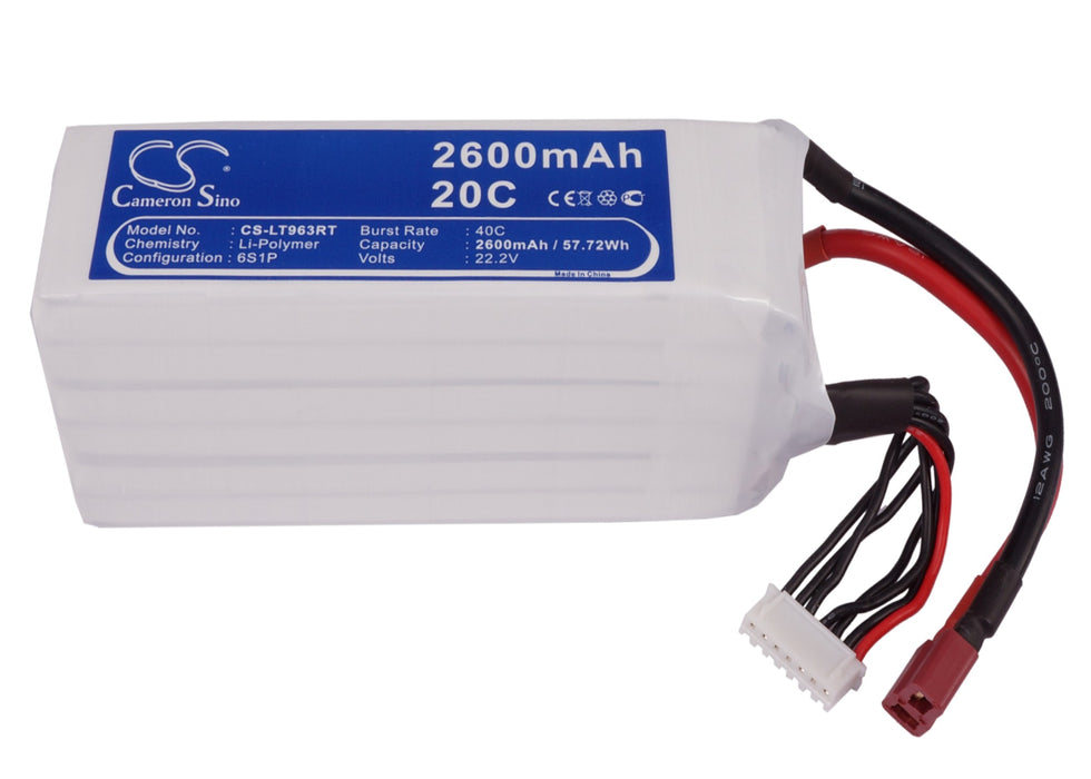 RC CS-LT963RT 2600mAh Tank Replacement Battery-5