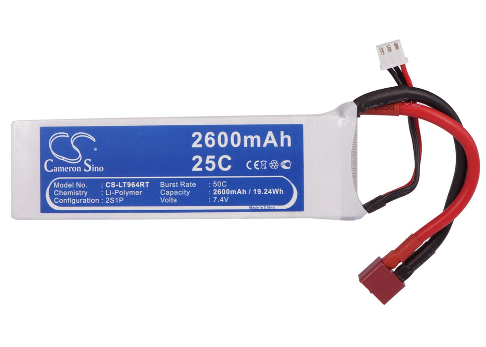 RC CS-LT964RT 2600mAh Plane Replacement Battery-5