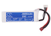 RC CS-LT966RT 2600mAh Plane Replacement Battery-5