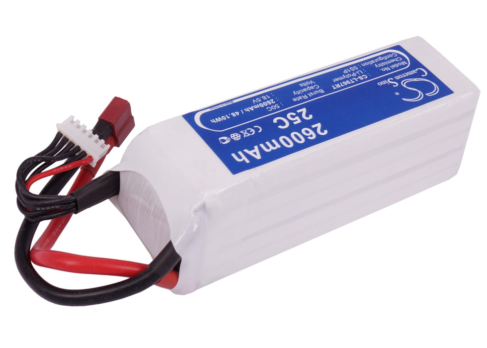 RC CS-LT967RT 2600mAh Train Replacement Battery-2