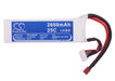 RC CS-LT967RT 2600mAh Train Replacement Battery-5