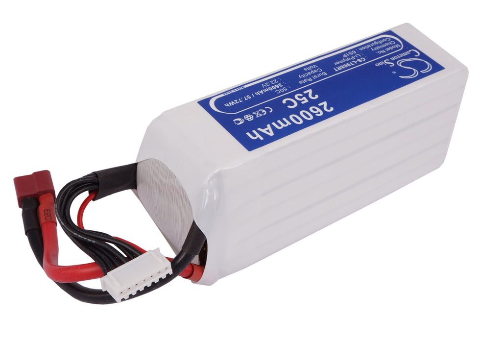 RC CS-LT968RT 2600mAh Tank Replacement Battery-2