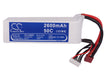 RC CS-LT969RT 2600mAh Train Replacement Battery-5