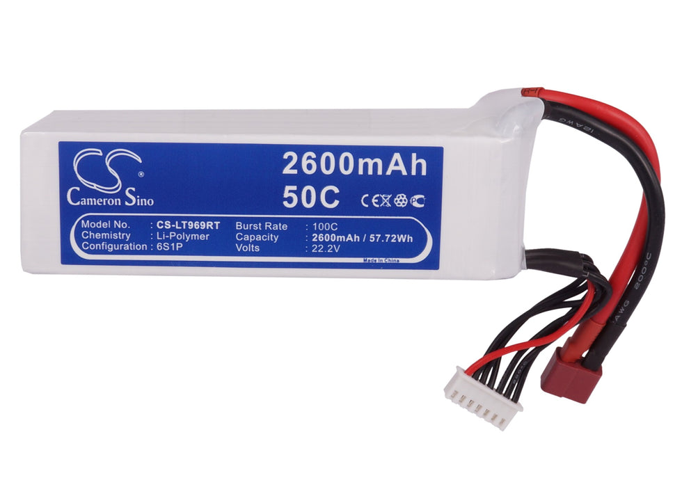 RC CS-LT969RT 2600mAh Tank Replacement Battery-5